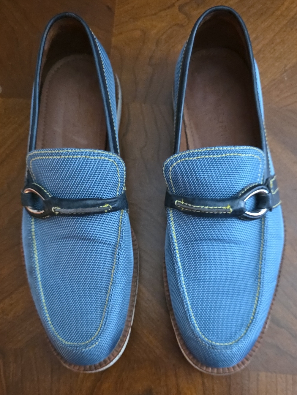 Donald J Pliner Men's Blue Casual Slip-On Loafers 8.5 Perfect Summer Shoe